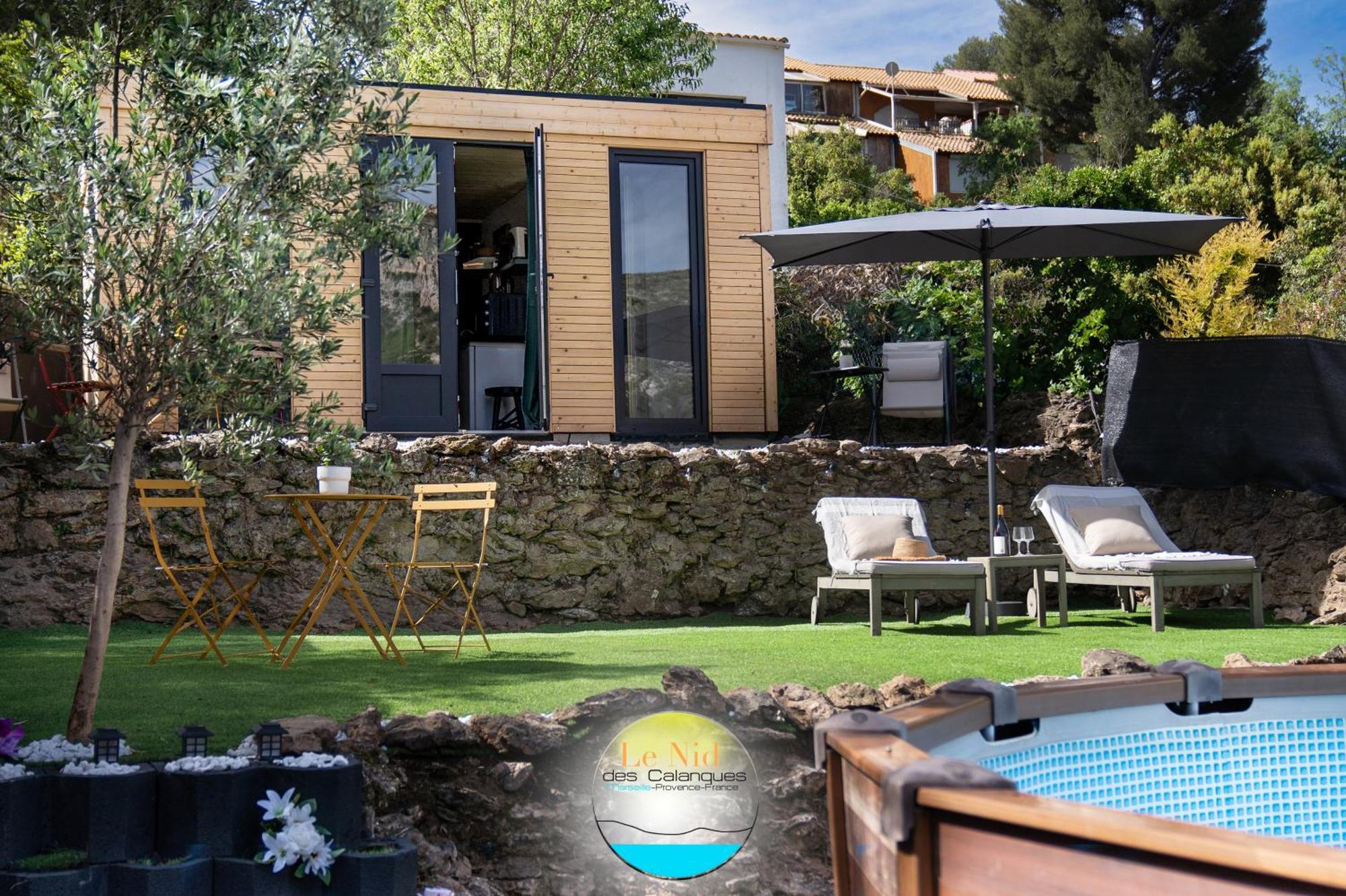 Ferienwohnung Le Nid Des Calanques Et Son Jacuzzi Marseilles Exterior foto